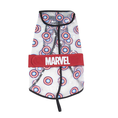 Chubasquero para perros The Avengers Transparente L Rojo