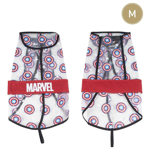 Chubasquero para perros The Avengers Rojo Transparente M